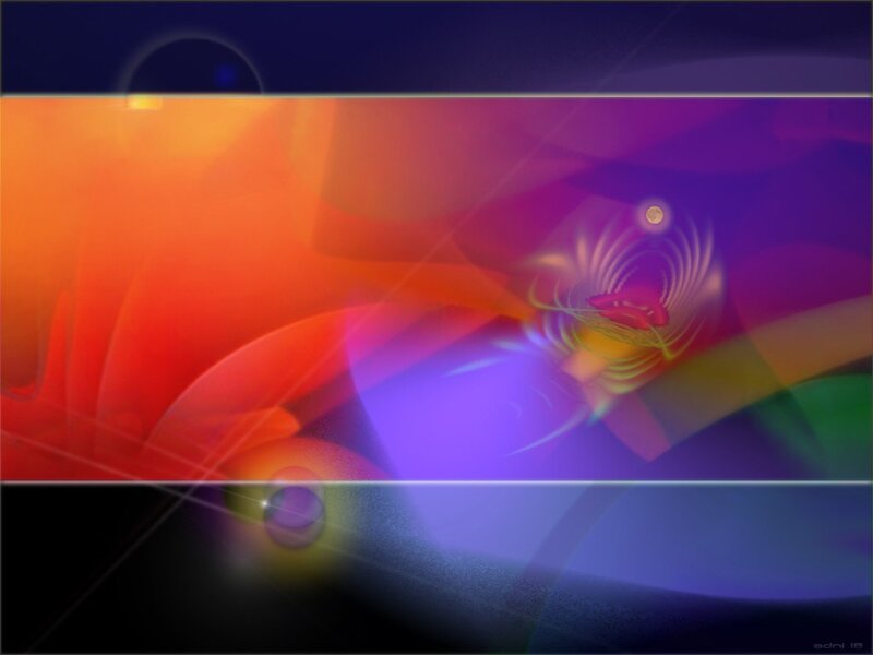 Abstract colorful digital artwork