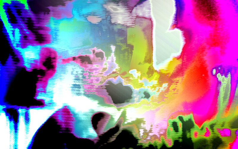 abstract colorful distortion
