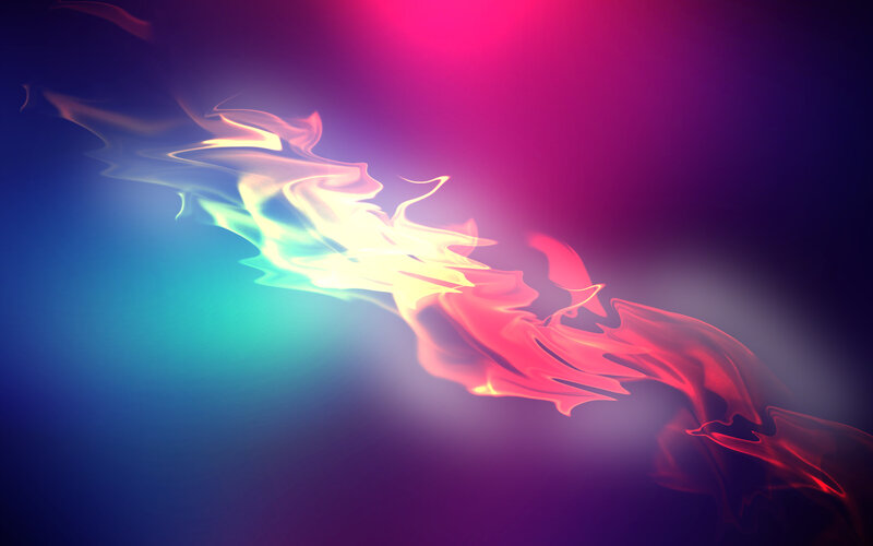 Abstract colorful energy flow
