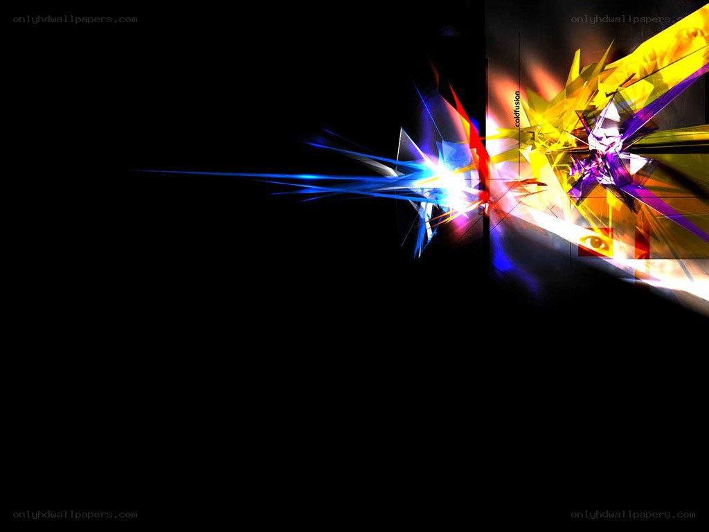 Abstract colorful explosion