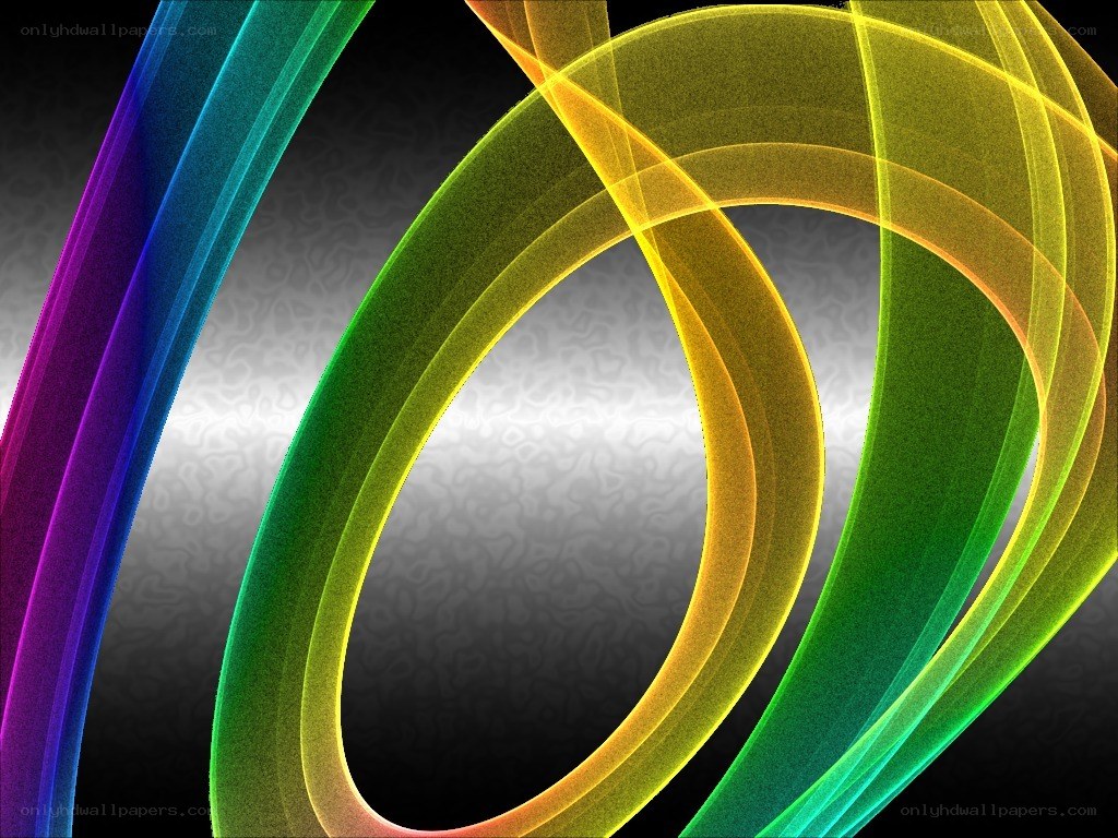 Abstract colorful flowing lines