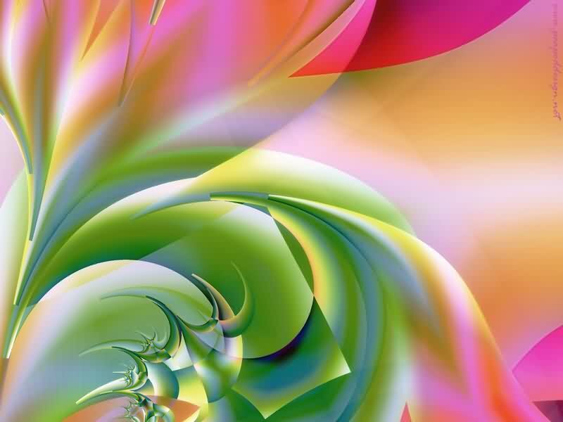Abstract colorful fractal art