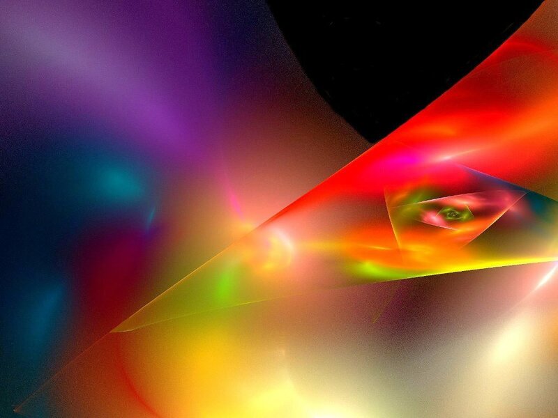 Abstract colorful fractal art