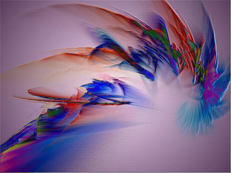 Abstract colorful fractal art