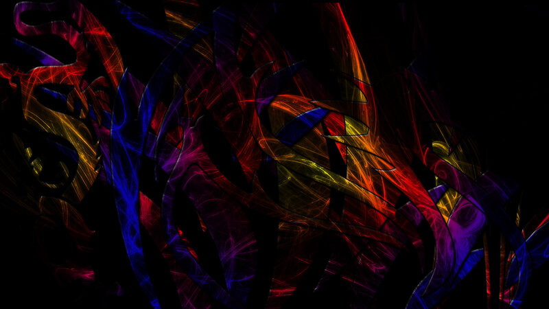 Abstract colorful fractal art