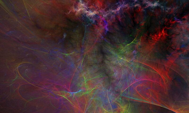 Abstract colorful fractal art