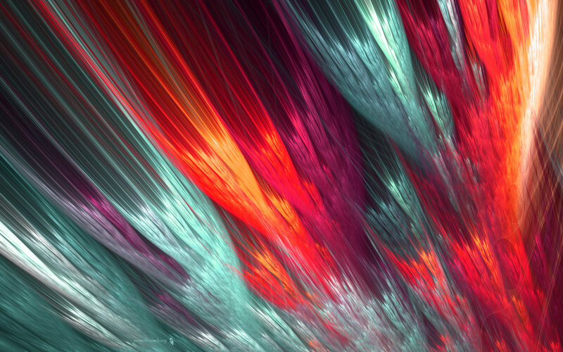 Abstract colorful fractal design