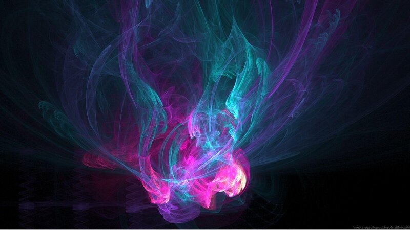 Abstract colorful fractal design