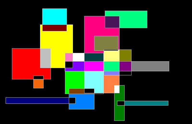 abstract colorful geometric shapes