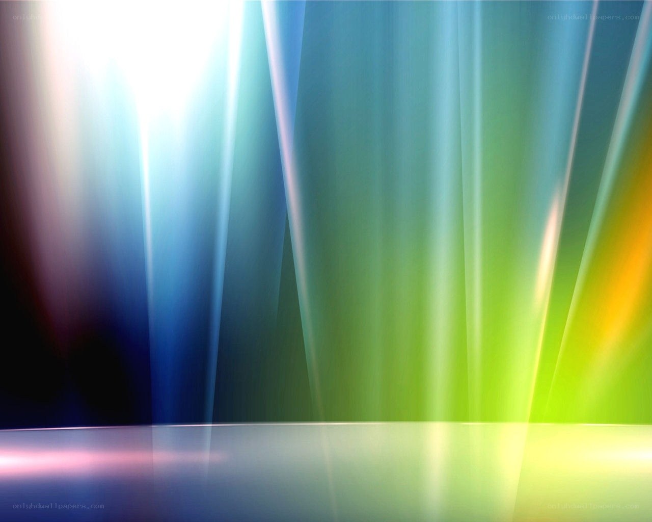 Abstract colorful light beams