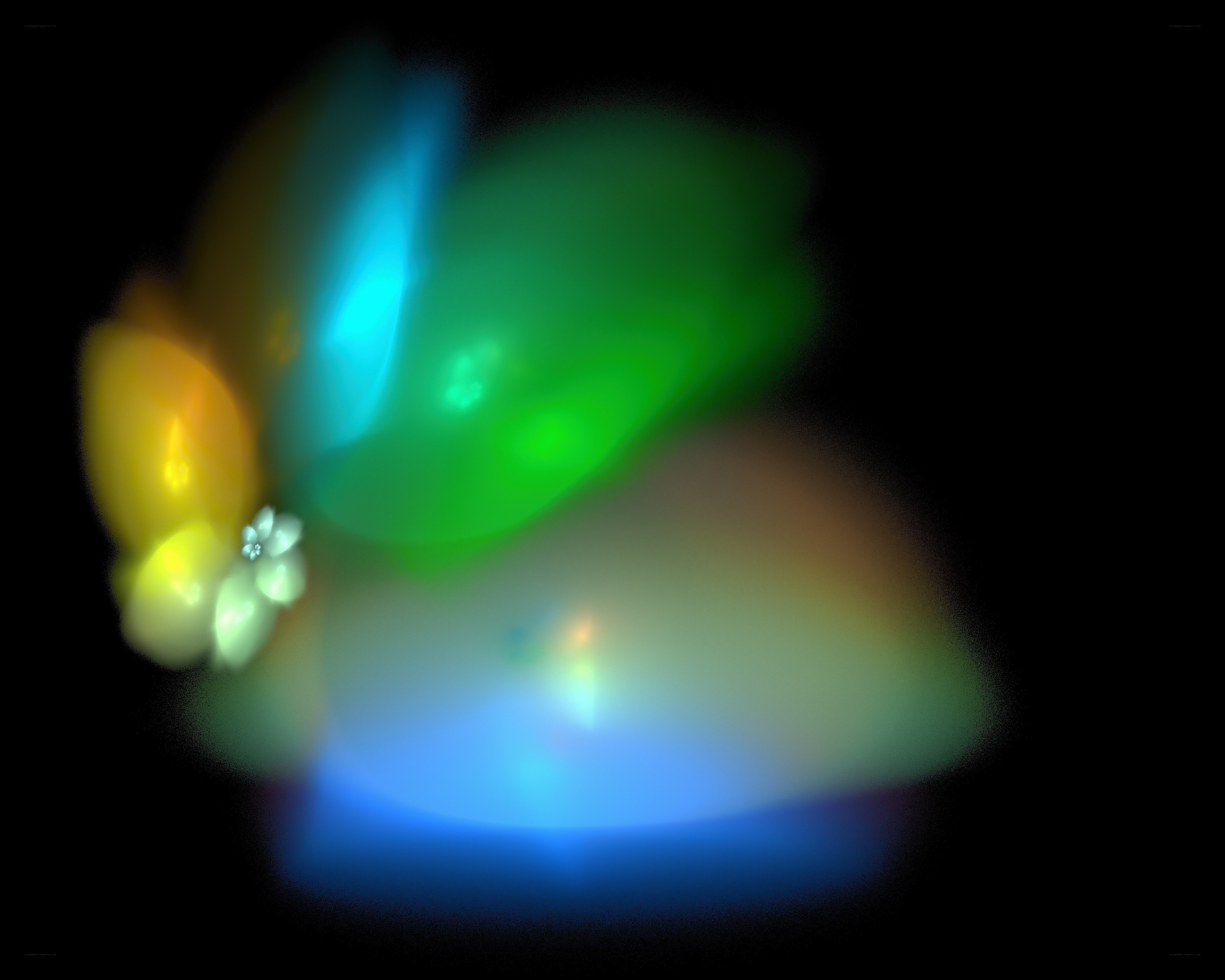 abstract colorful light blur
