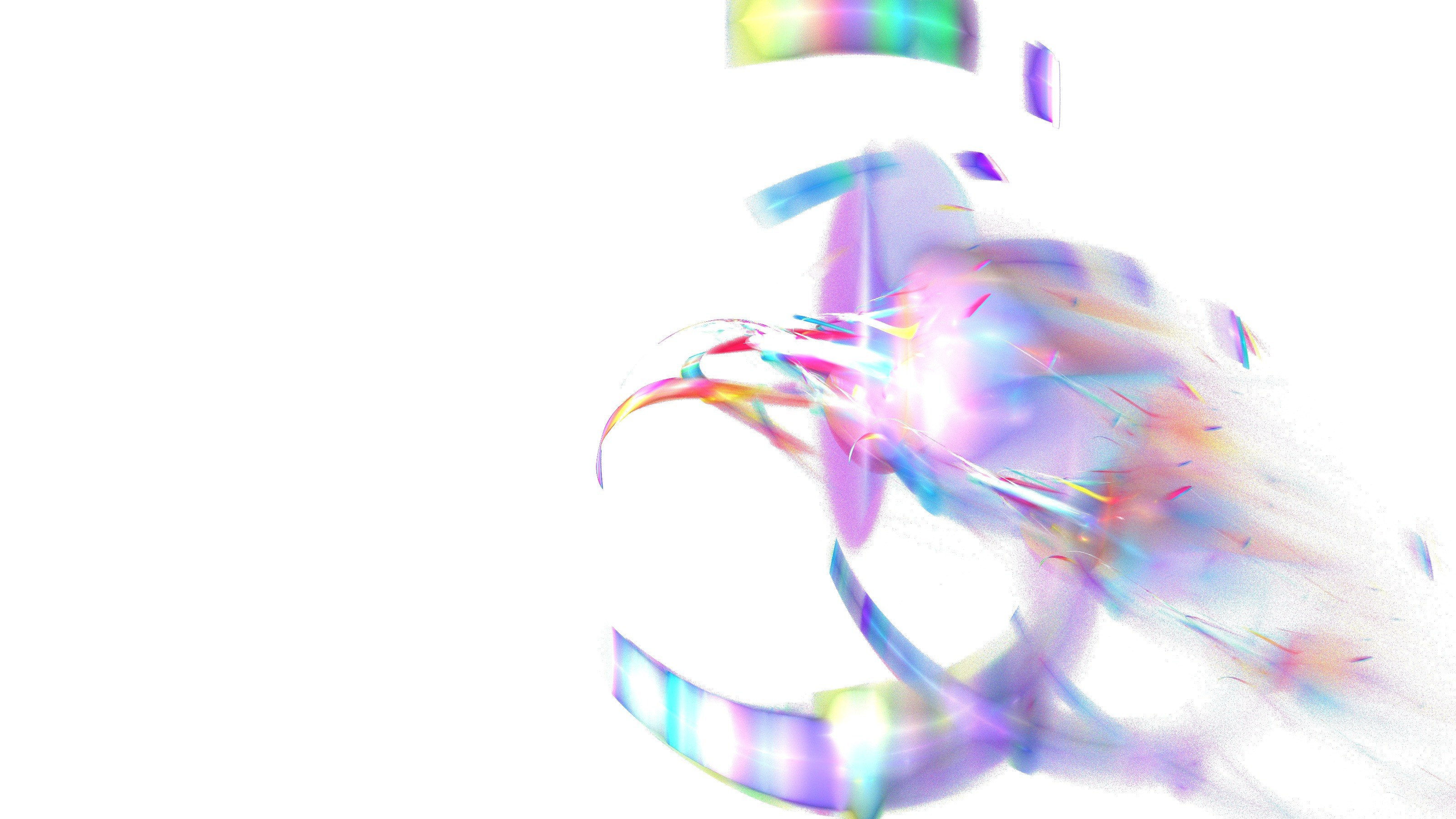 abstract colorful light burst