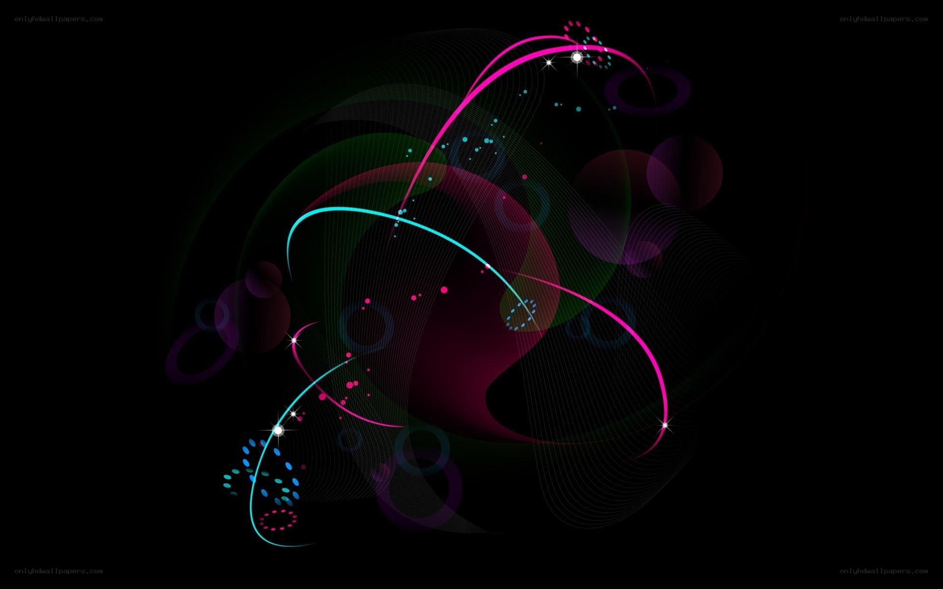 Abstract colorful light design
