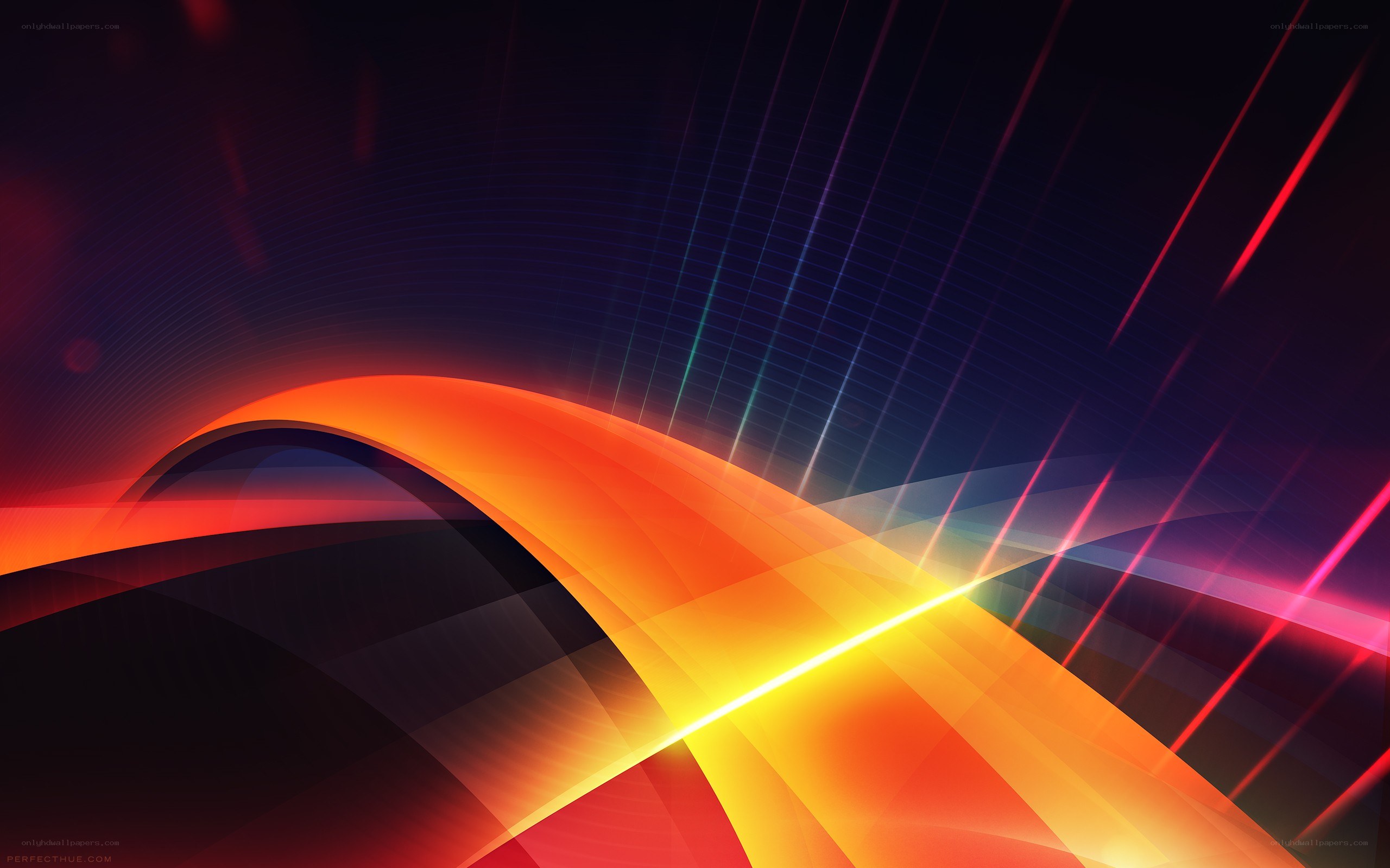 Abstract colorful light design