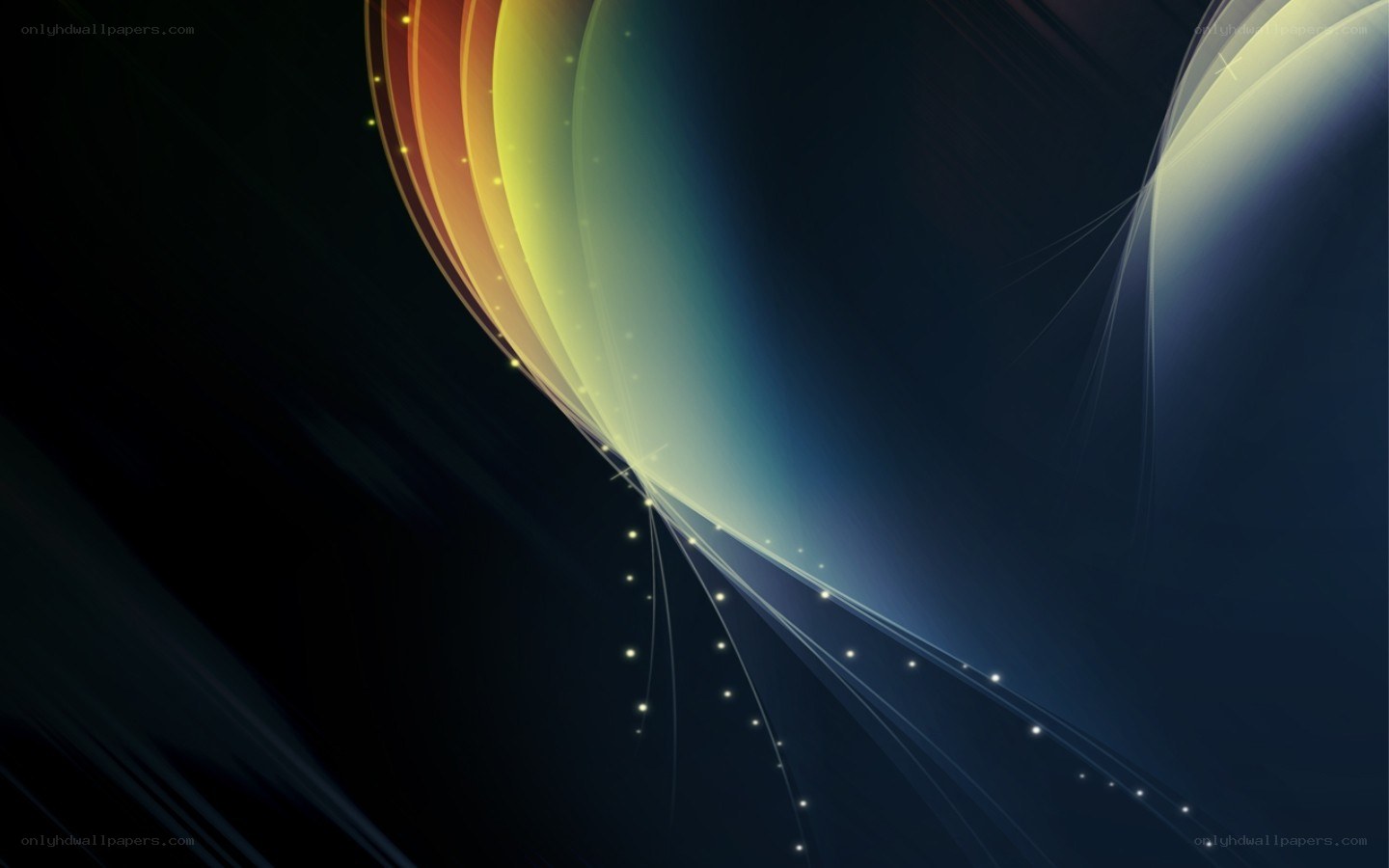 Abstract colorful light design