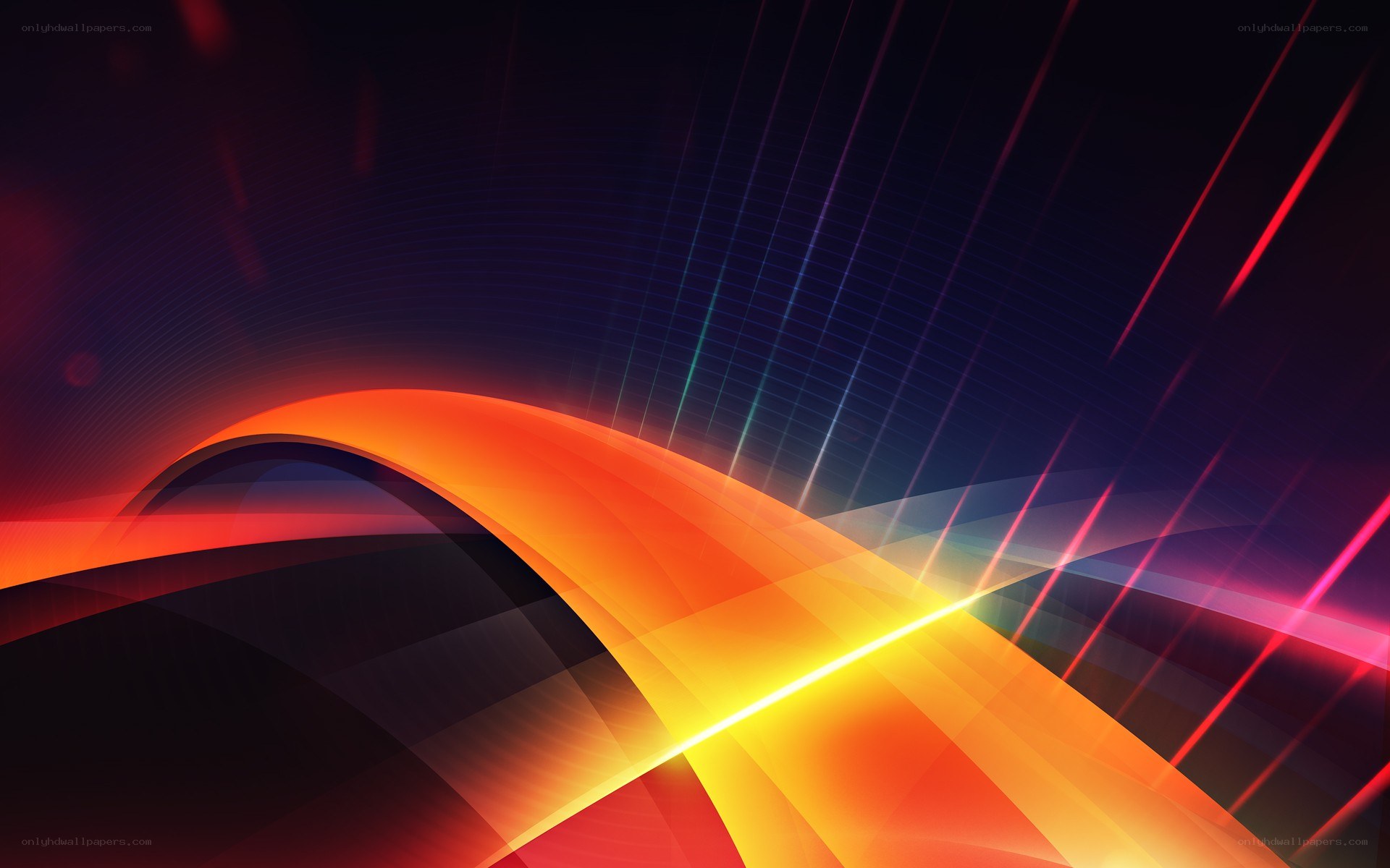 Abstract colorful light design