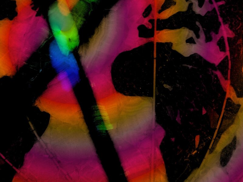 Abstract colorful light patterns