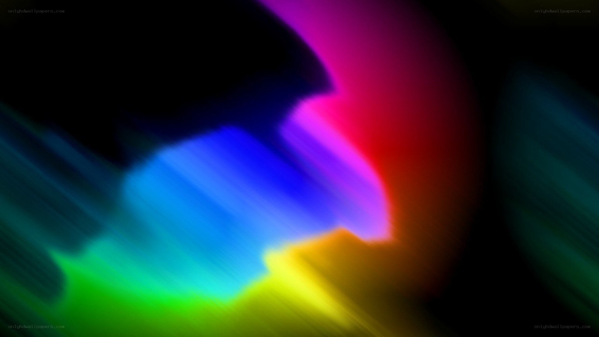 abstract colorful light streaks