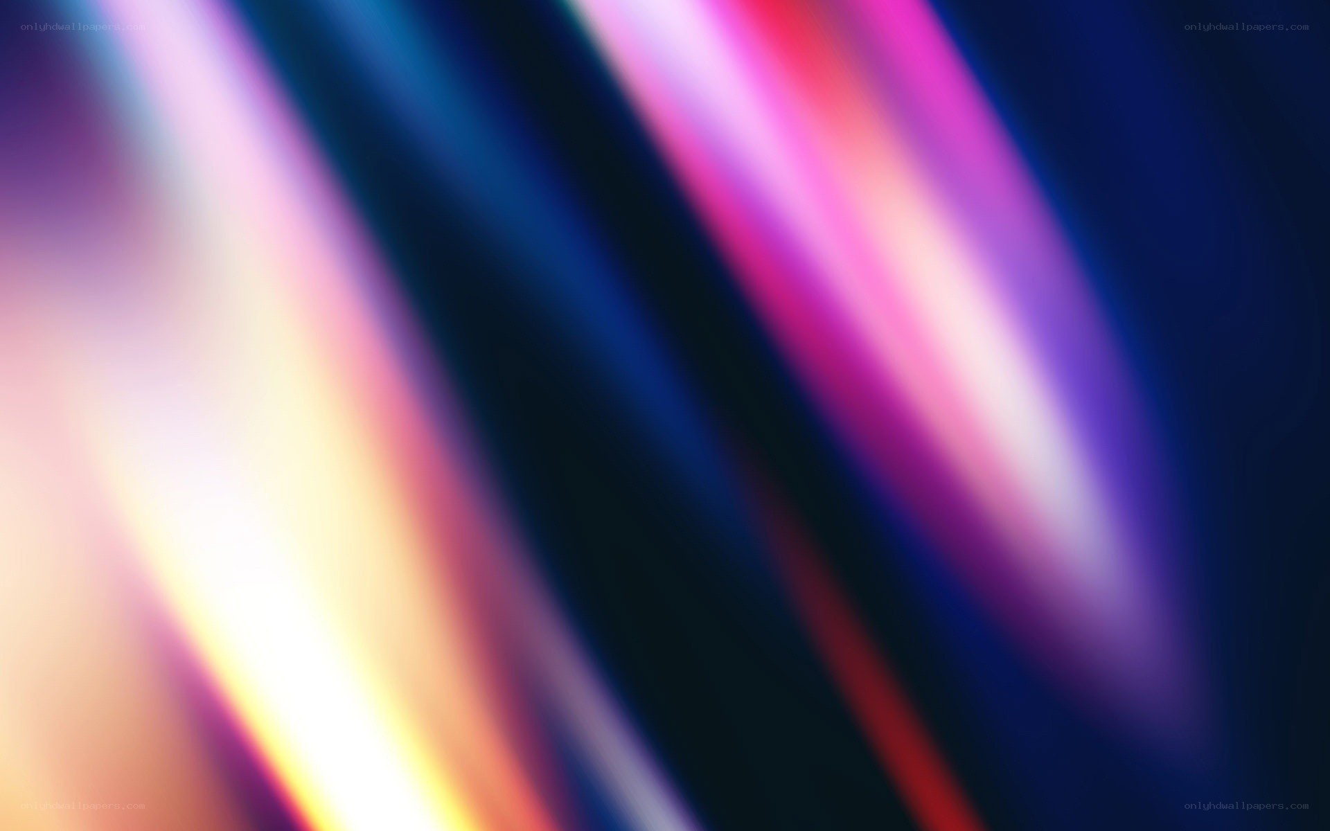 Abstract colorful light streaks