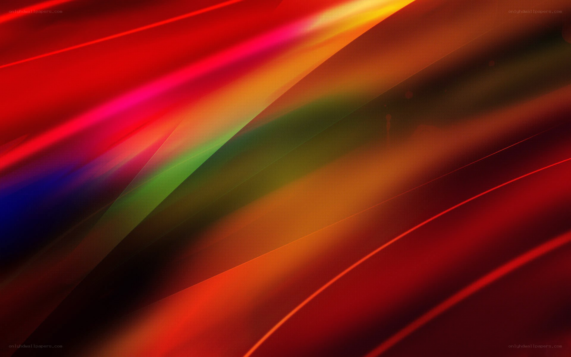 Abstract colorful light streaks