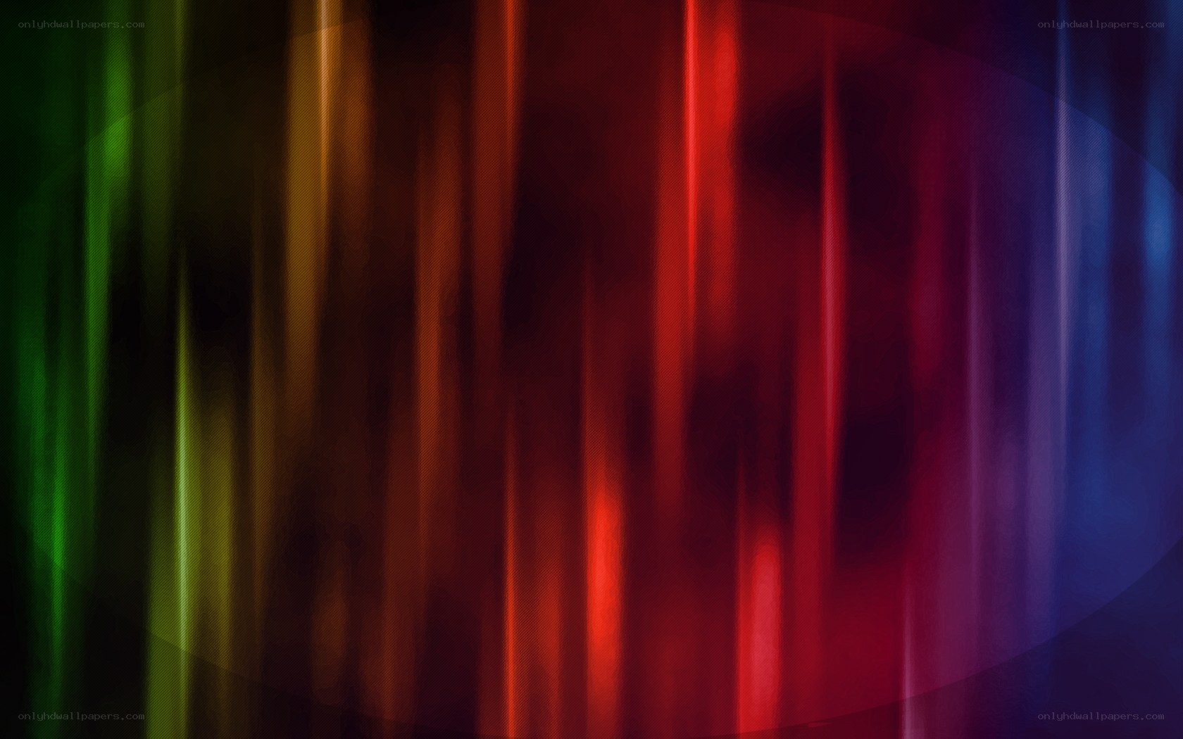 Abstract colorful light streaks
