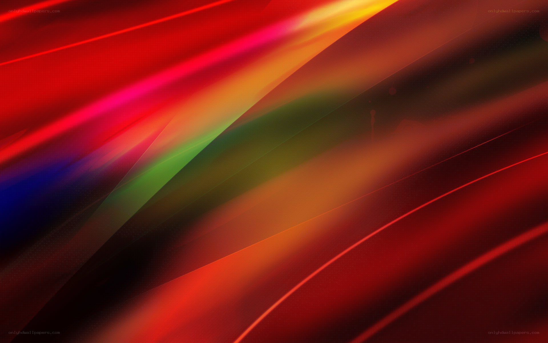 Abstract colorful light streaks