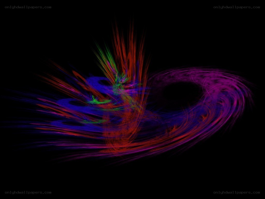Abstract colorful light swirl