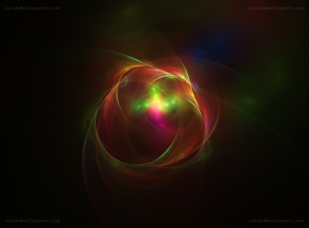 Abstract colorful light swirl