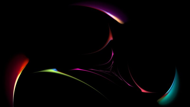Abstract colorful light trails