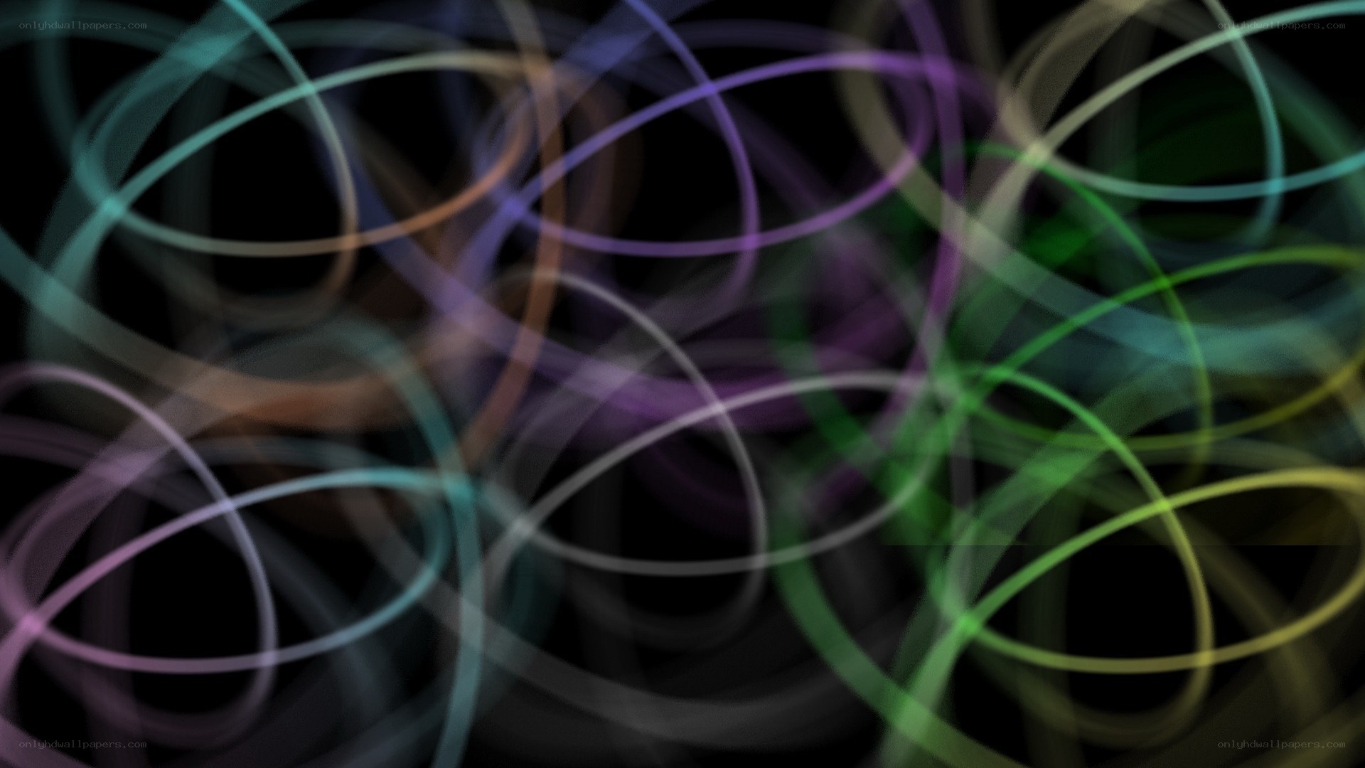 Abstract colorful light trails