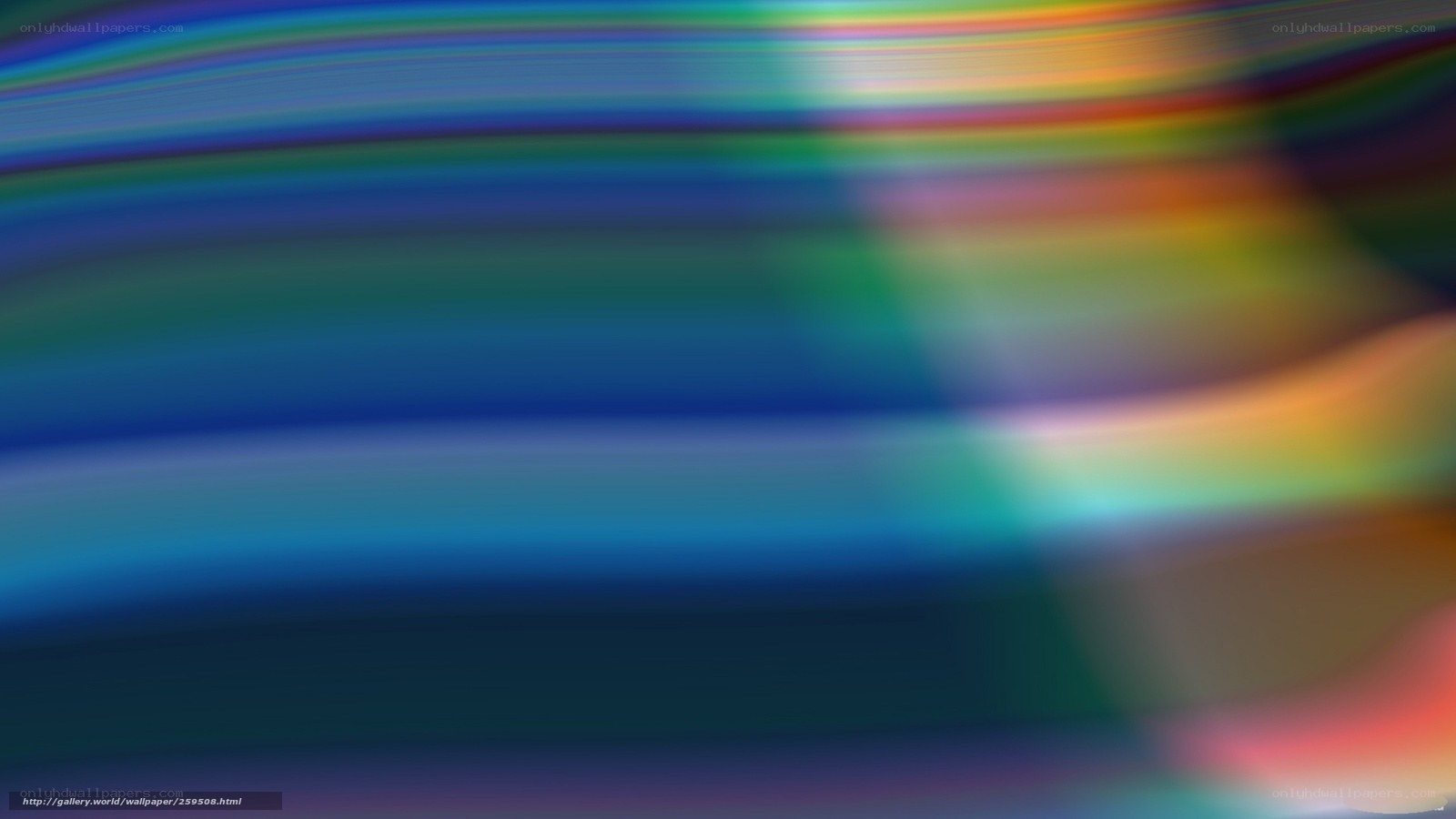 Abstract colorful light waves
