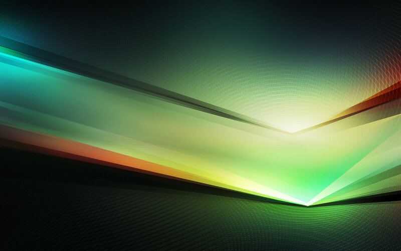 Abstract colorful light waves