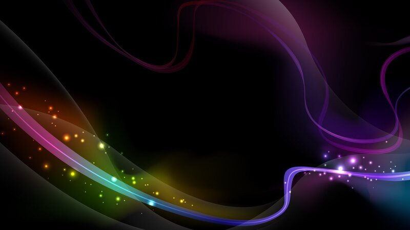 Abstract colorful light waves