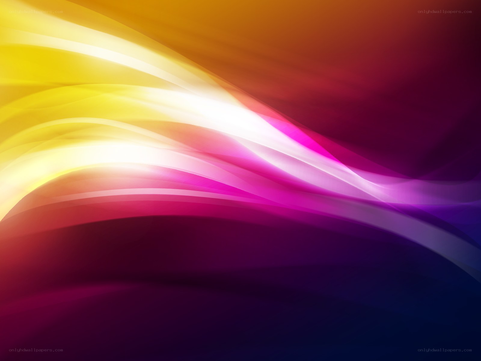Abstract colorful light waves