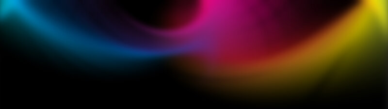 Abstract colorful light waves