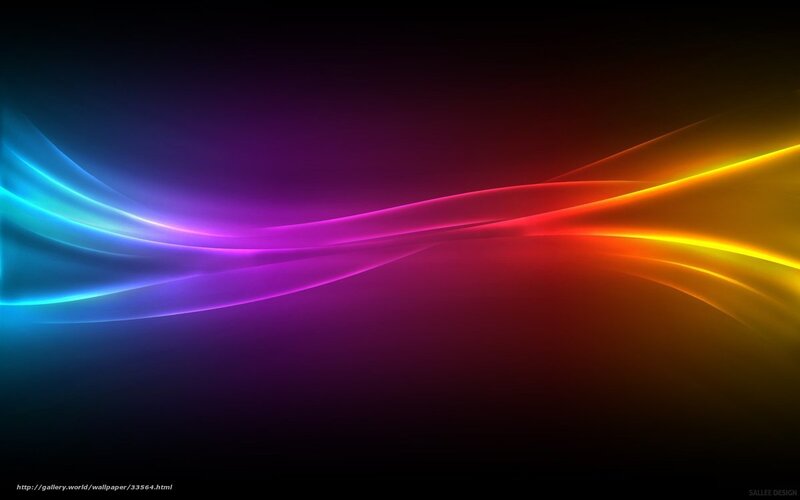 Abstract colorful light waves