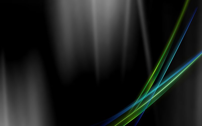 Abstract colorful lines on black