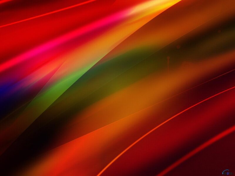 Abstract Colorful Lines — Red