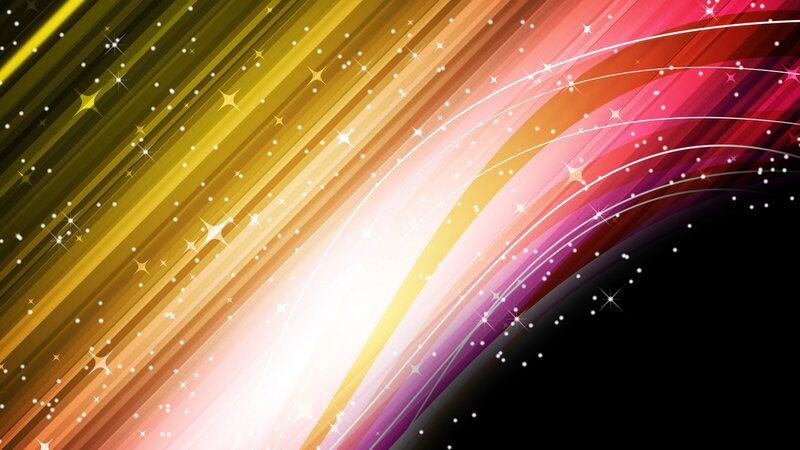 Abstract Colorful Lines — Yellow