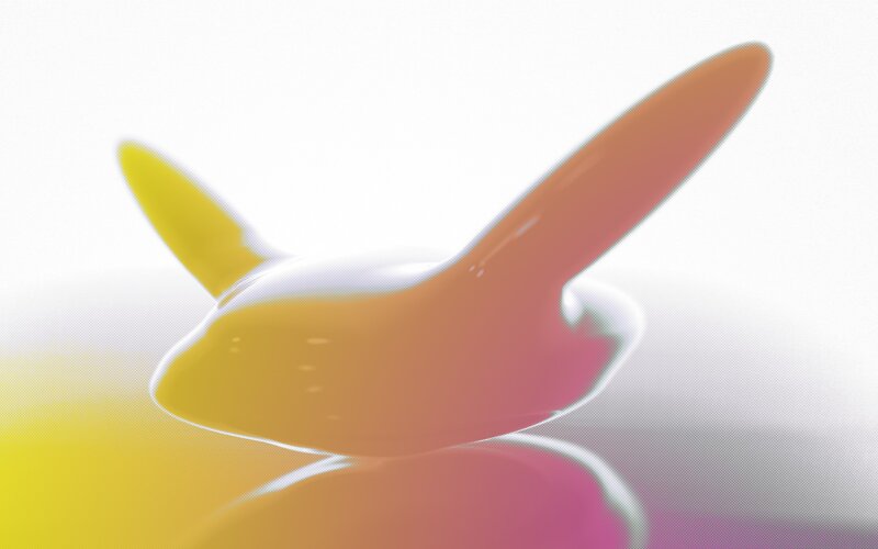 abstract colorful liquid form
