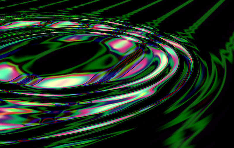 Abstract colorful liquid swirl