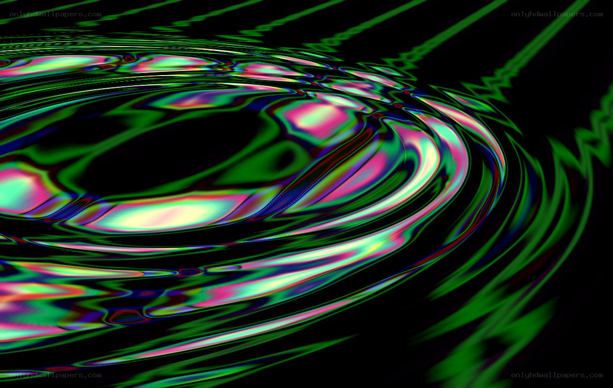 Abstract colorful liquid swirl