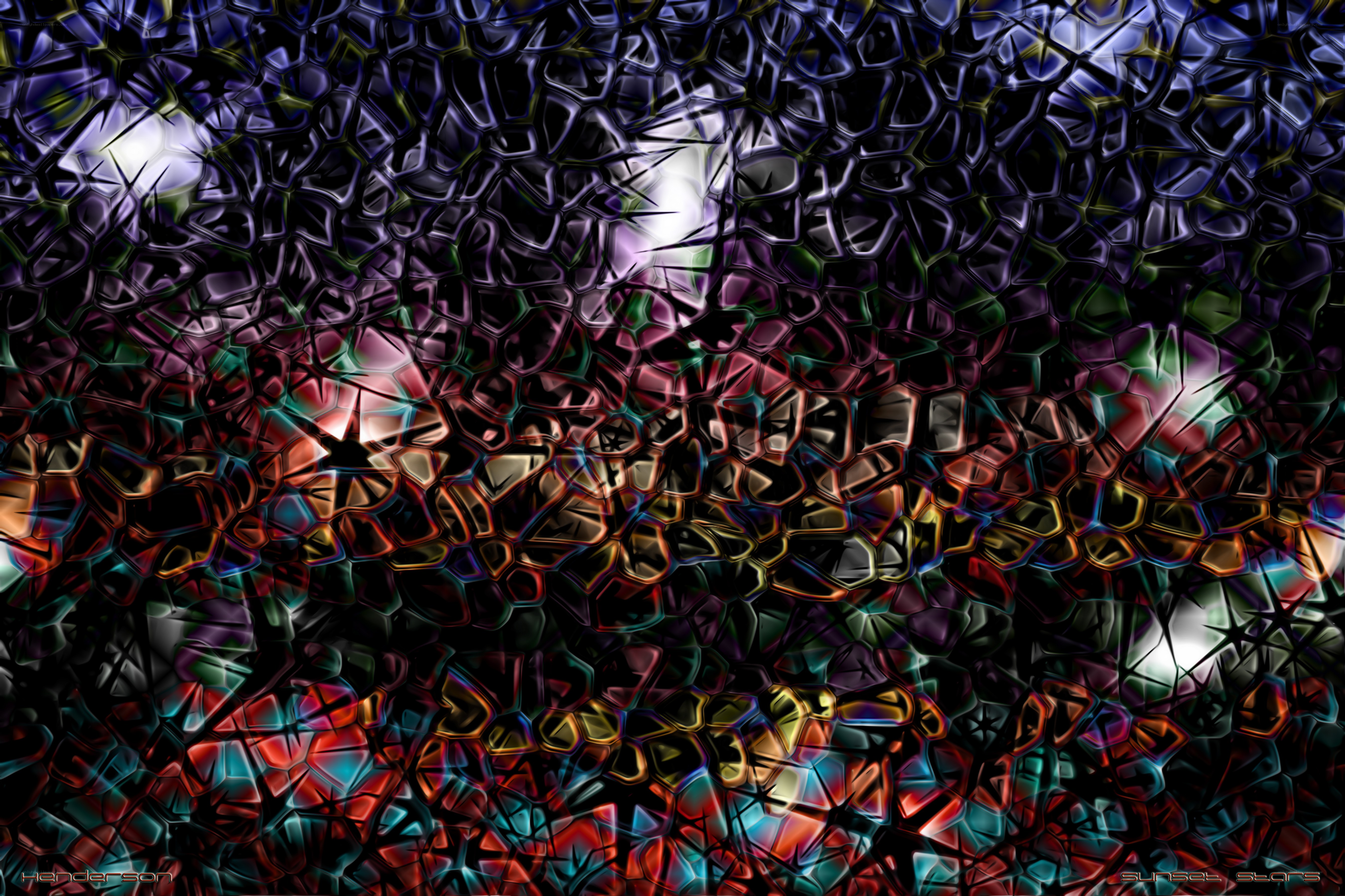 Abstract colorful mosaic pattern