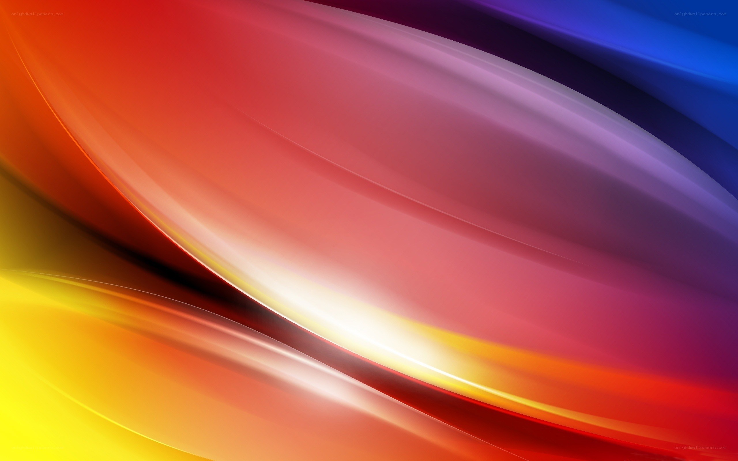 Abstract colorful motion waves