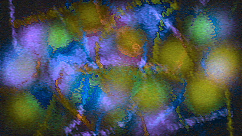 Abstract colorful paint splatter