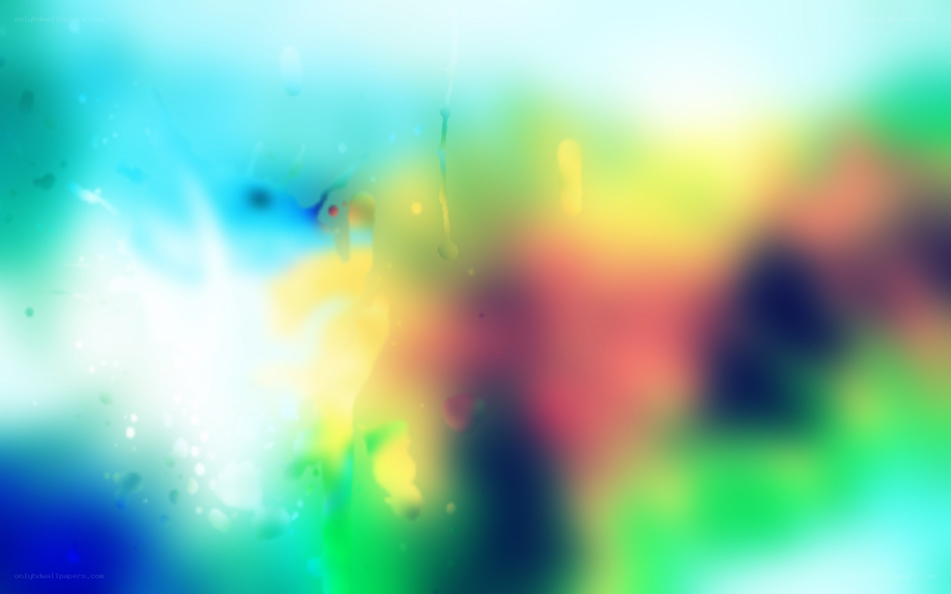 abstract colorful paint splatter