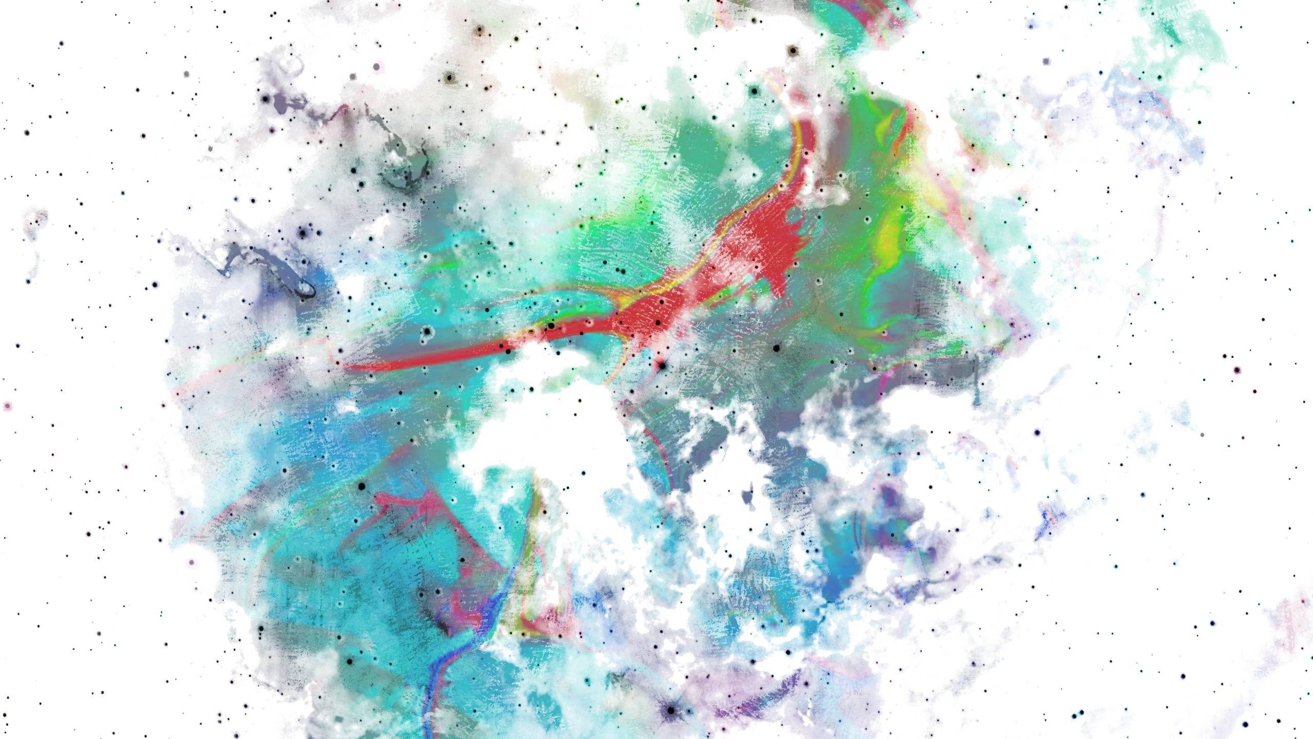 abstract colorful paint splatter