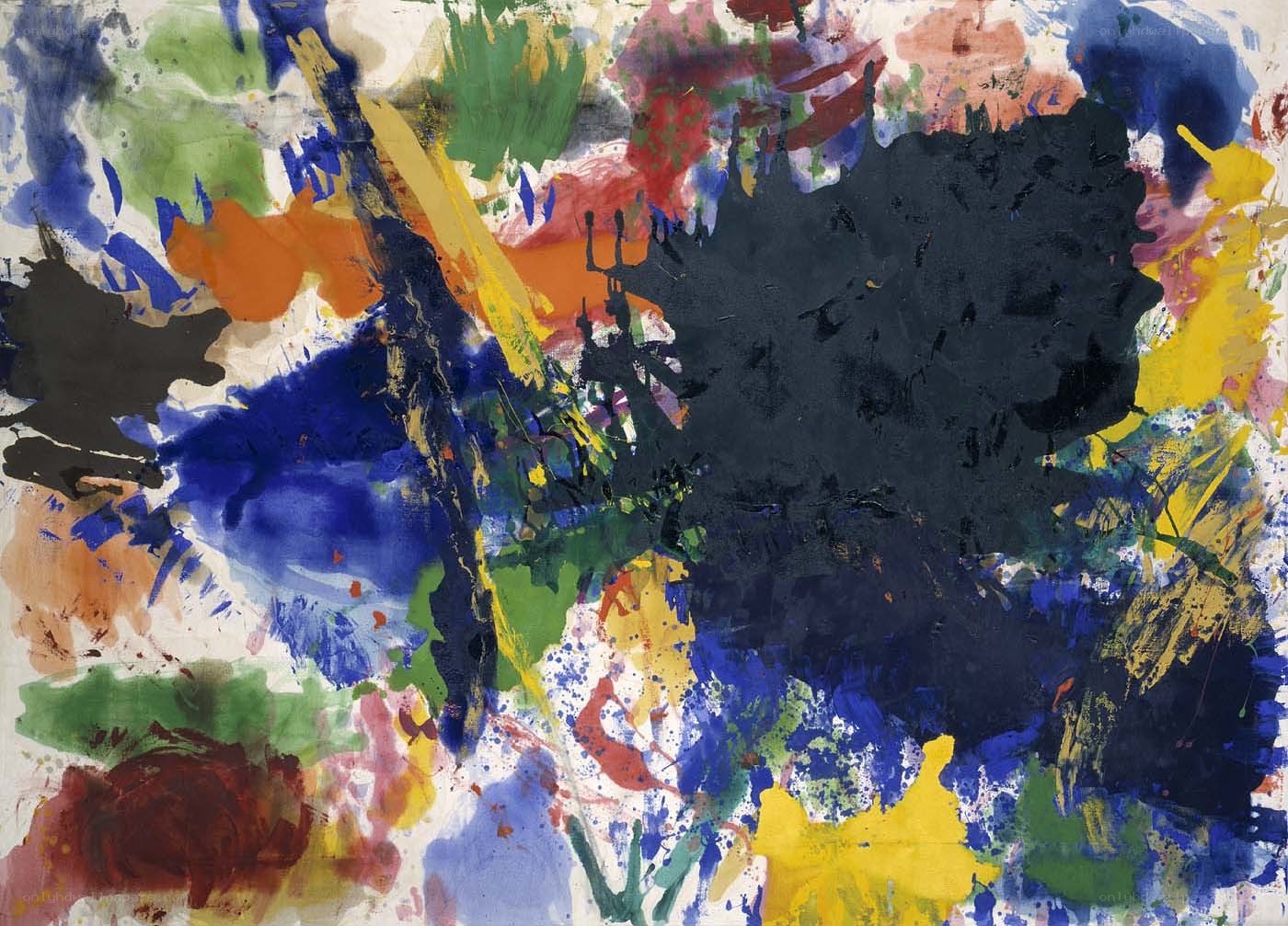 Abstract colorful painting