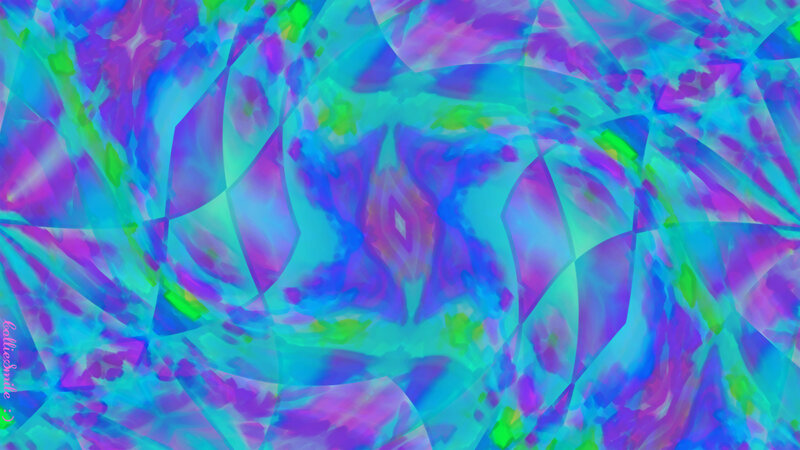Abstract Colorful Pattern — Blue, Vibrant, Digital Art