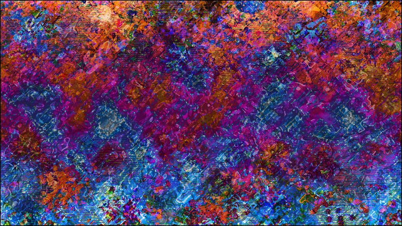 Abstract Colorful Pattern — Blue, Vibrant, Textured